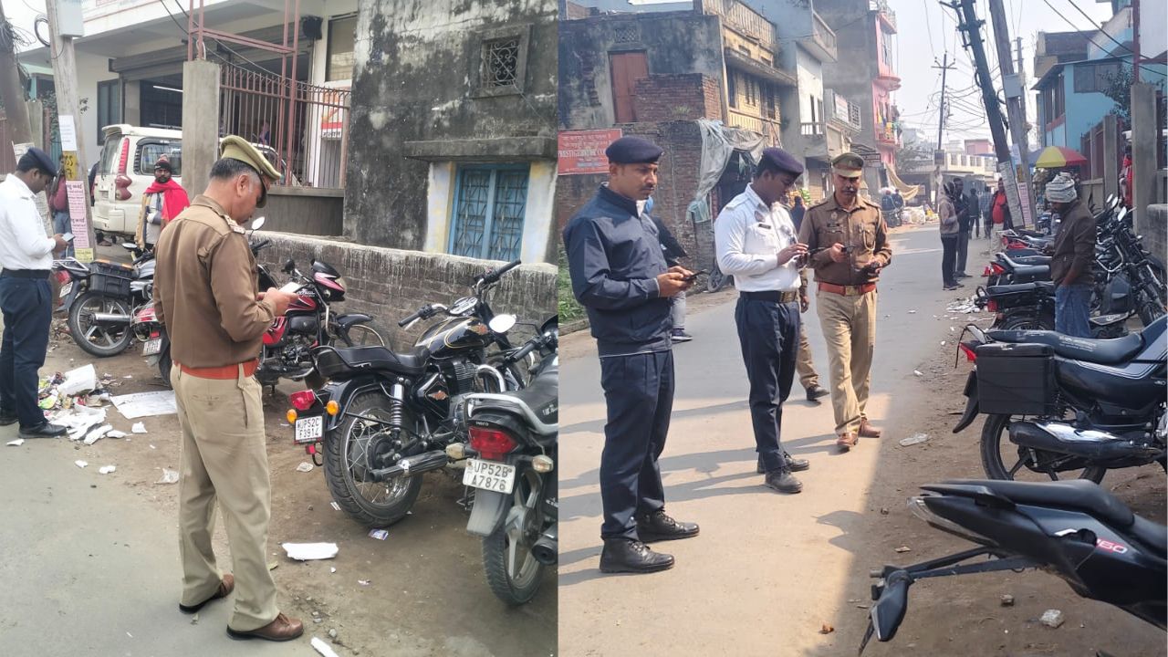 देवरिया में पुलिस अलर्ट: दुर्घटनाओं की रोकथाम के लिए बड़ा एक्शन, ई-रिक्शा और भारी वाहनों पर हुई ये बड़ी कार्रवाई