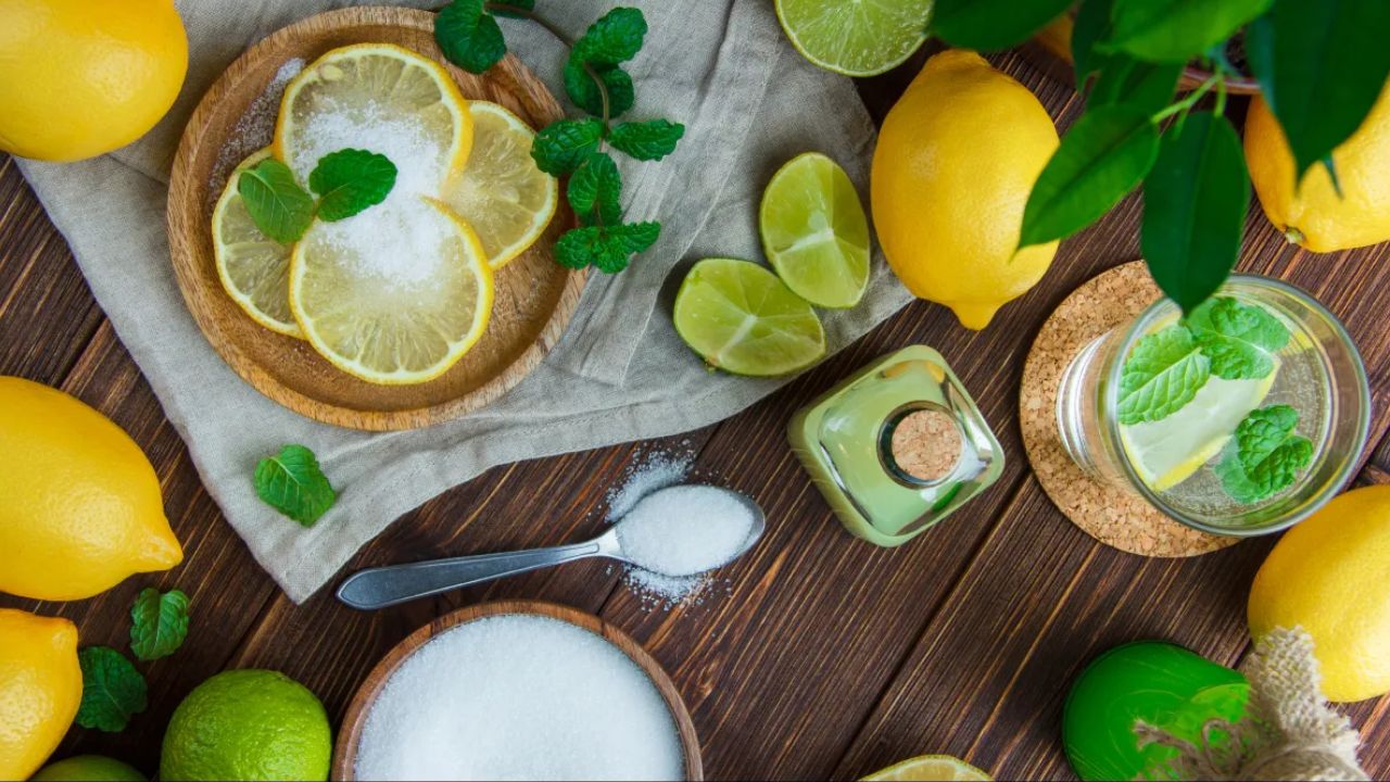 इसमें दो चम्मच चीनी, थोड़ा पेपरमिंट पाउडर, दो चुटकी काला नमक और नींबू का रस मिलाएं। इसके बाद क्रश की हुई बर्फ और सोडा डालकर अच्छे से मिक्स करें। ऊपर से नींबू और पुदीना से सजाकर ठंडा वर्जिन मोइतो तैयार है। (Img- Internet)