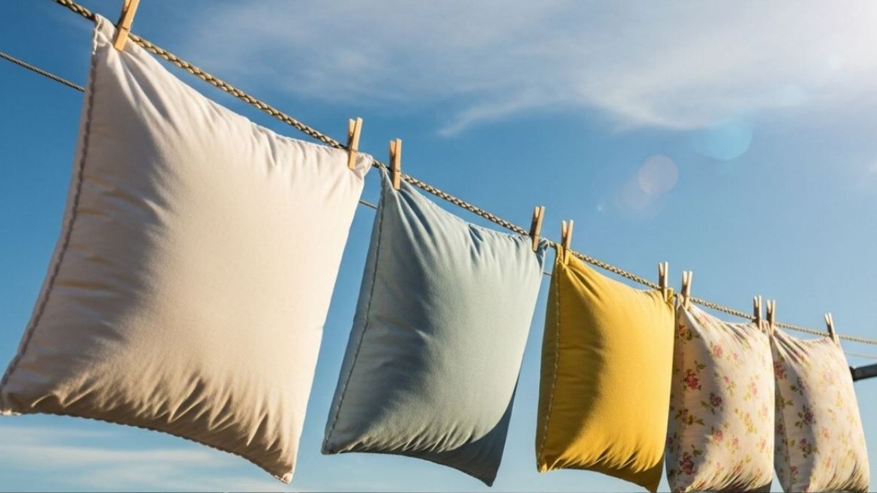 अलग-अलग मटेरियल के तकियों की उम्र अलग होती है। पॉलिएस्टर तकिए करीब एक साल चलते हैं, जबकि लेटेक्स या हाई-क्वालिटी फोम तकिए दो से तीन साल तक टिक सकते हैं। इसलिए तकिया चुनते समय उसकी क्वालिटी और मटेरियल पर ध्यान देना जरूरी होता है।(फोटो सोर्स- इंटरनेट) अलग-अलग मटेरियल के तकियों की उम्र अलग होती है। पॉलिएस्टर तकिए करीब एक साल चलते हैं, जबकि लेटेक्स या हाई-क्वालिटी फोम तकिए दो से तीन साल तक टिक सकते हैं। इसलिए तकिया चुनते समय उसकी क्वालिटी और मटेरियल पर ध्यान देना जरूरी होता है।(फोटो सोर्स- इंटरनेट)