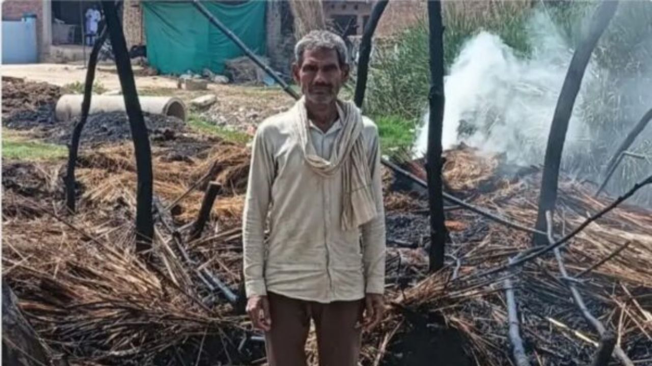 फतेहपुर के मोहम्मदपुर गांव में छप्पर में लगी आग, तीन बकरियां जलकर हुईं राख