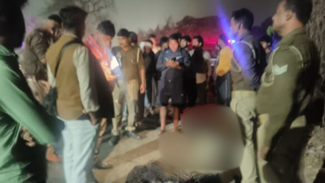 गोरखपुर में दर्दनाक सड़क हादसा, बेलगाम वाहन ने ली बेकसूर की जान, परिजनों में कोहराम