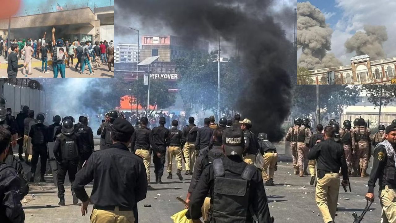 Iran Israel War: पाकिस्तान उबला, भीड़ ने US दूतावास के बाद UN बिल्डिंग को भी किया आग के हवाले