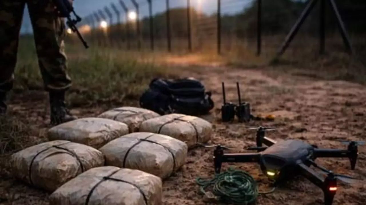 पाक की नापाक साजिश! ड्रोन से गिराई हेरोइन बरामद, अंतरराष्ट्रीय बाजार में कीमत जान उड़ जाएंगे होश