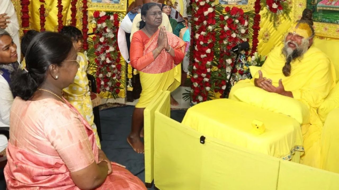 वृंदावन में राष्ट्रपति द्रौपदी मुर्मू ने संत प्रेमानंद महाराज से की मुलाकात, दिखा सादगी भरा अंदाज