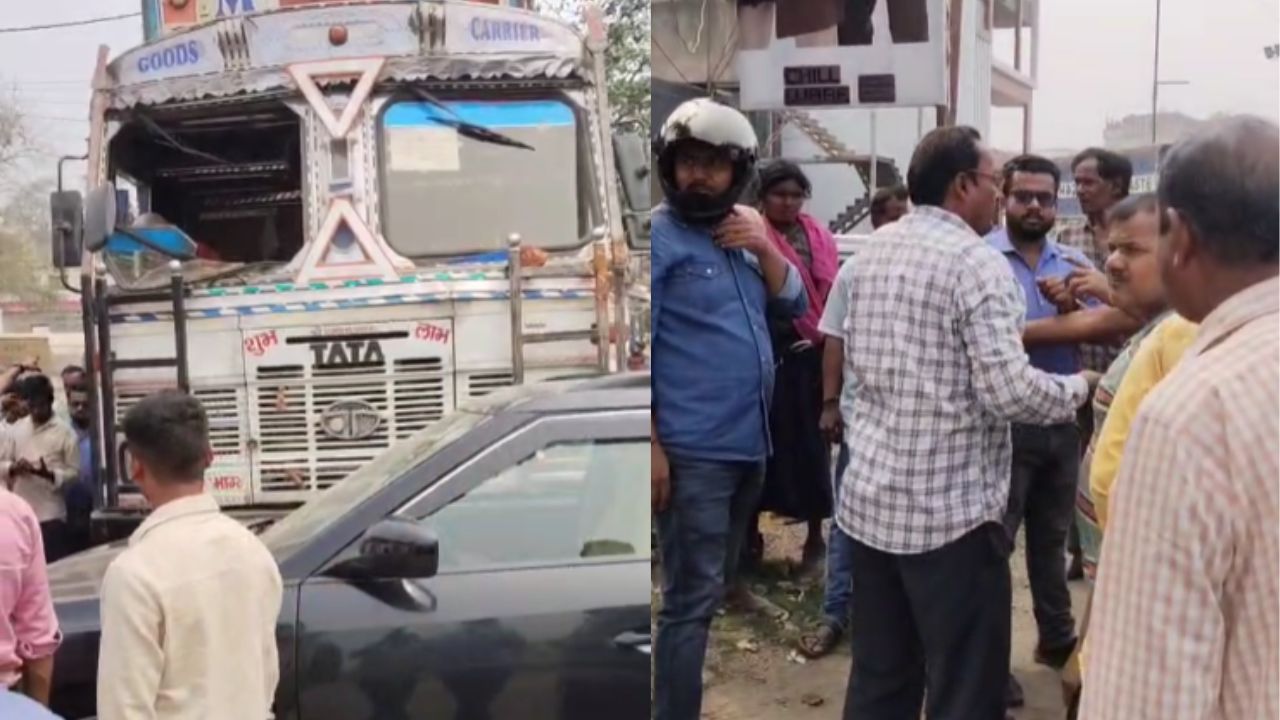 सोनभद्र में बड़ा हादसा: ट्रक ने कार को भीषण टक्कर मारते हुए 50 मीटर तक घसीटा, मचा हाहाकार