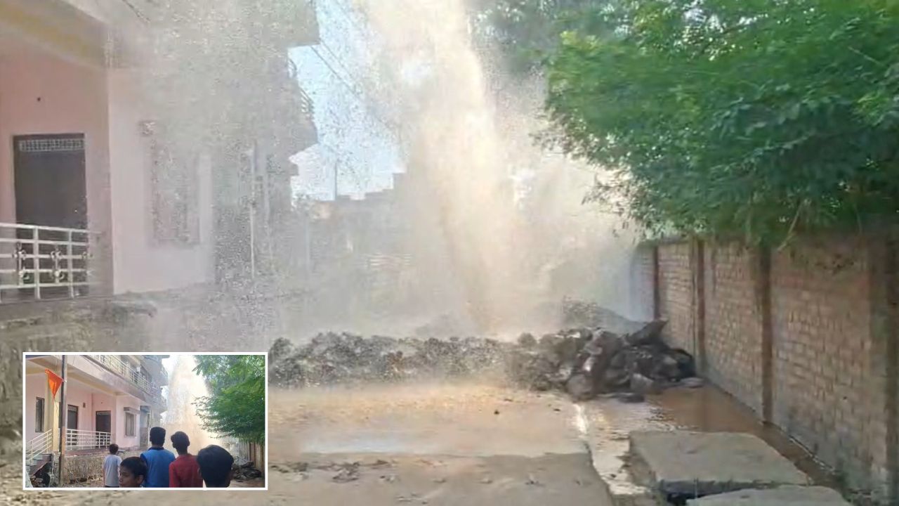 Sonbhadra News: मोबाइल कंपनी की लापरवाही से पानी के लिए तरसे लोग, स्थानीयों में आक्रोश