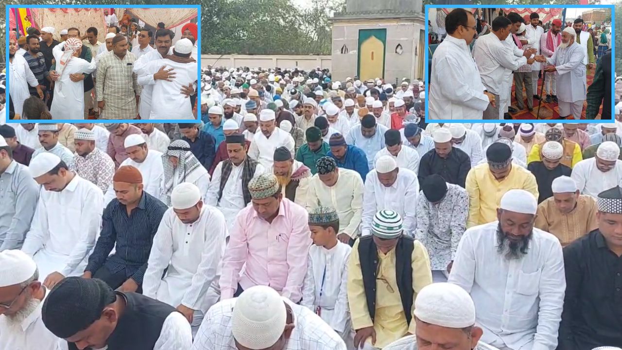 एटा और सोनभद्र में ईद की नमाज शांतिपूर्वक संपन्न, अमन-चैन की दुआओं के बीच दिखा गहरा भाईचारा