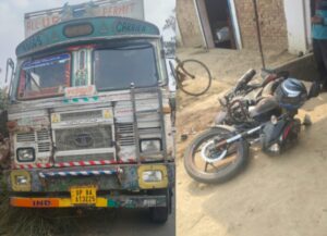 तेज रफ्तार ट्रेलर बना काल: गोरखपुर-खजनी मार्ग पर भीषण हादसा, तीन घायल