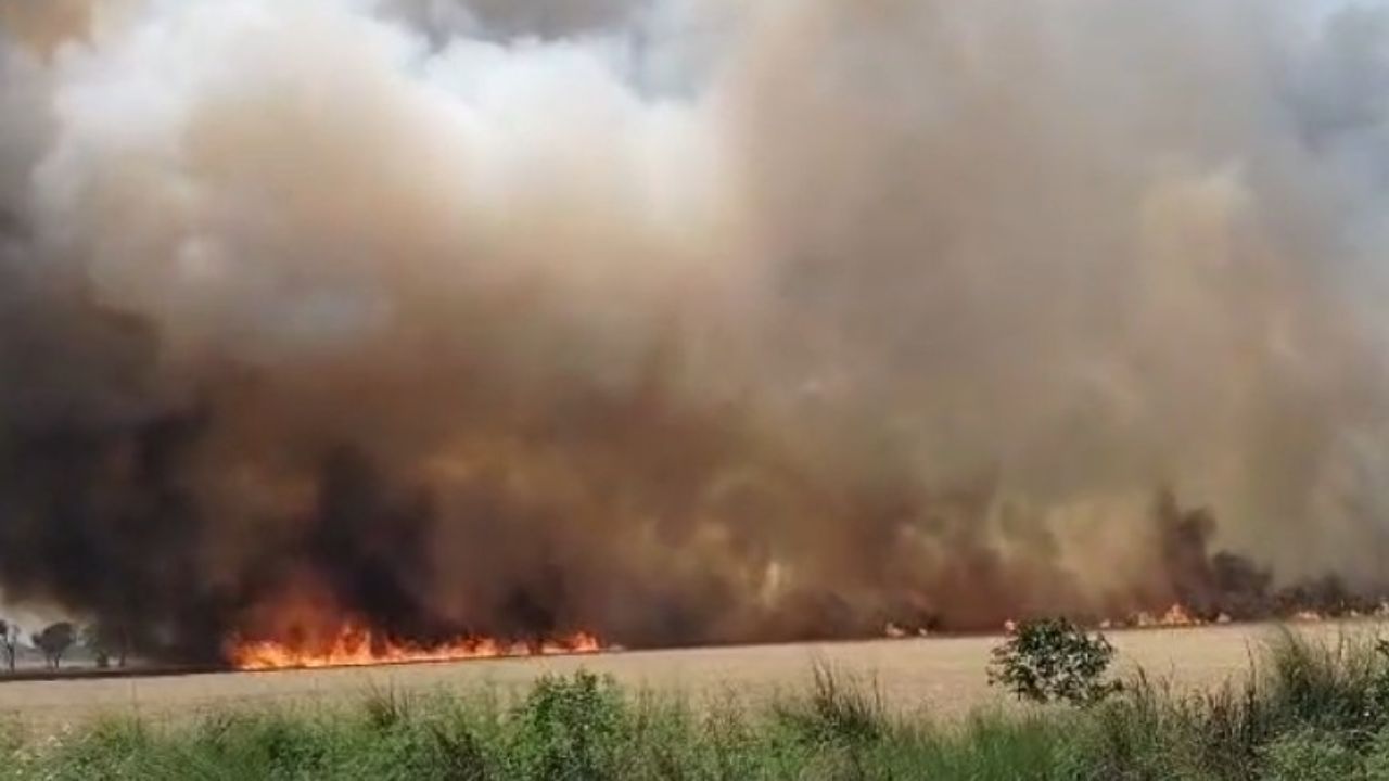 Ballia: जानें किसानों की मेहनत को आग से बचाव के लिए प्रशासन ने क्या की पहल