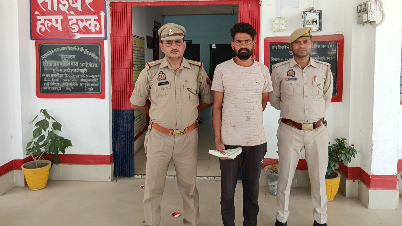 मैनपुरी में पुलिस की सख्ती, अवैध तमंचे के साथ शातिर आरोपी गिरफ्तार