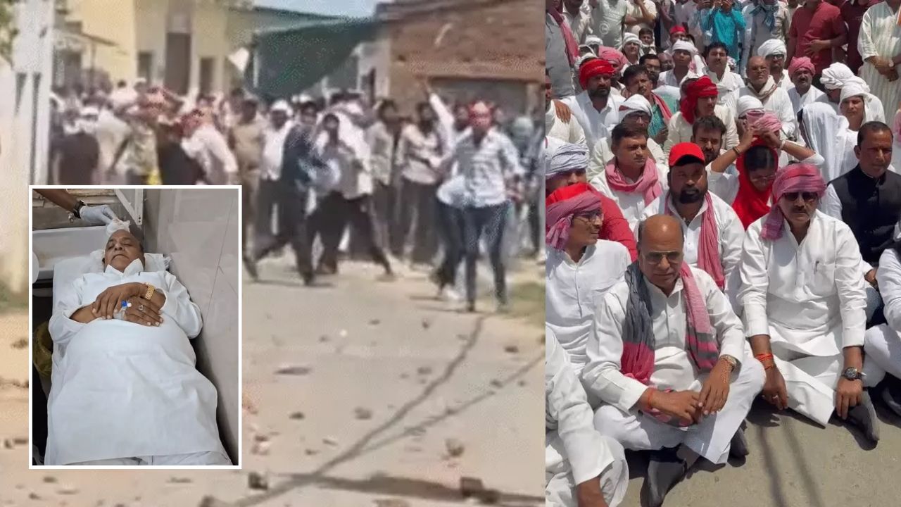 गाजीपुर में सपा प्रतिनिधिमंडल पर पथराव, पूर्व मंत्री घायल, 16 साल की लड़की की मौत के बाद बढ़ा तनाव