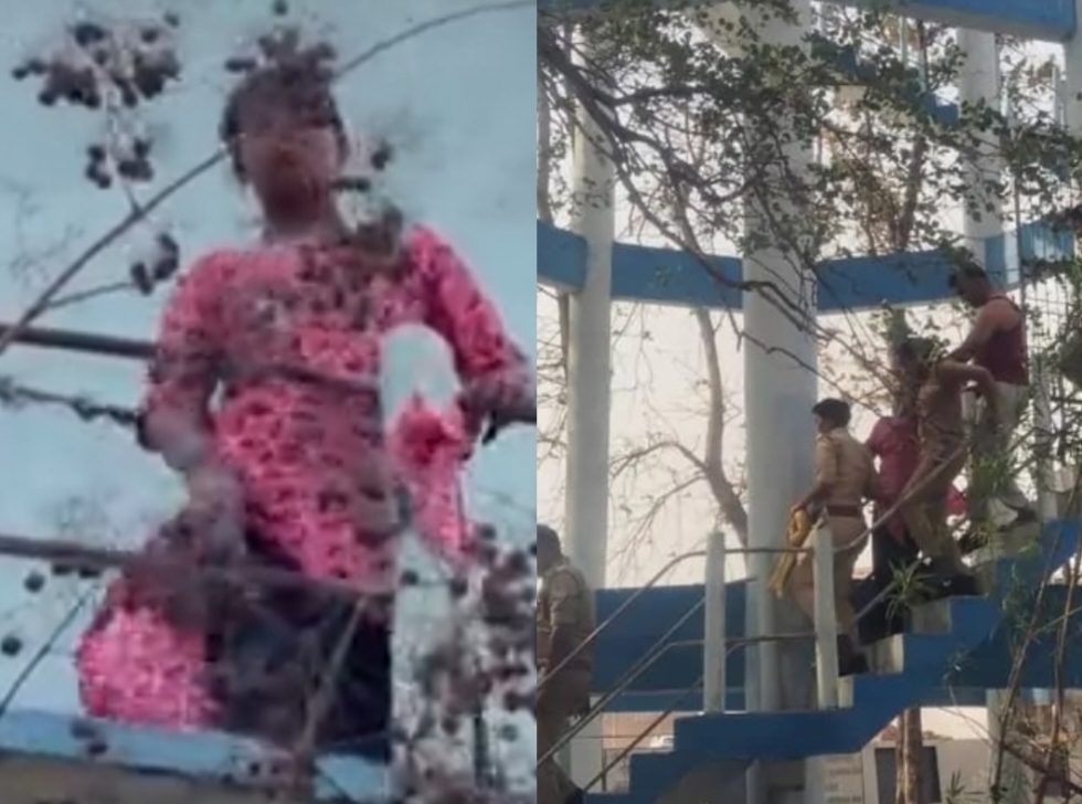 100 फीट ऊंची टंकी पर चढ़ी युवती… “शादी कराओ वरना कूद जाऊंगी” गोरखपुर में हाई-वोल्टेज ड्रामा!