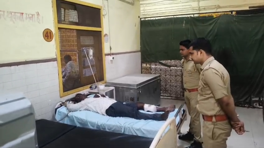 रायबरेली में पुलिस-मुठभेड़, बदमाश के पैर में लगी गोली