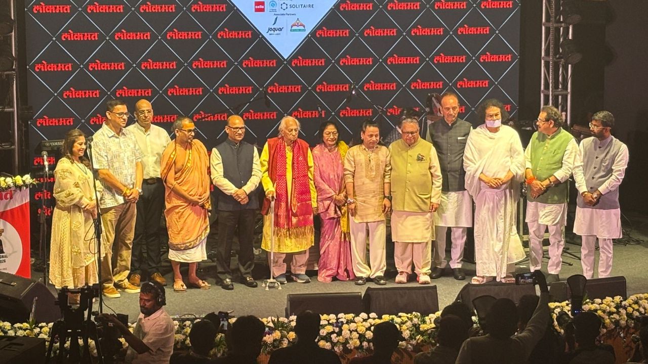 दिल्ली में 13वां ‘लोकमत सुर ज्योत्सना नेशनल म्यूजिक अवॉर्ड 2026’ का भव्य आयोजन, सुमित्रा गुहा और पंडित लक्ष्ण को मिला सम्मान