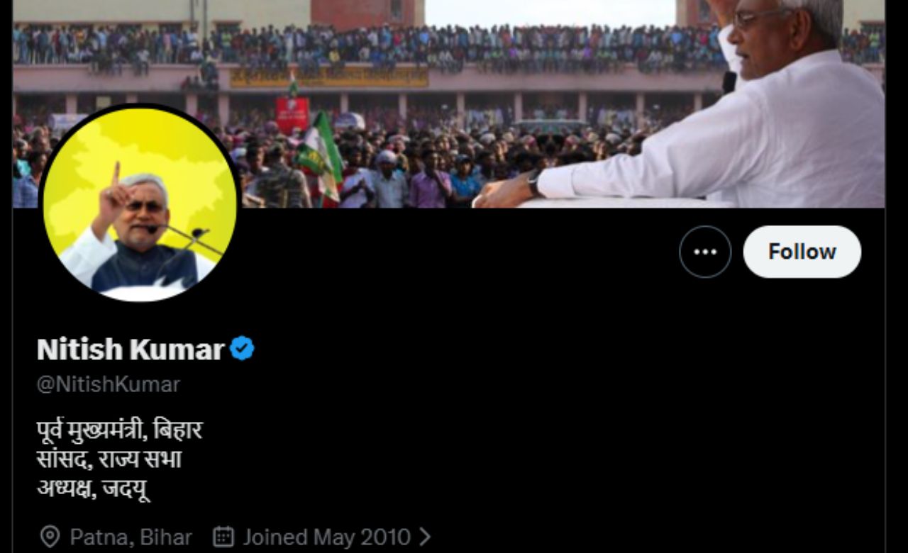 बिहार में सत्ता बदली, सोशल मीडिया पर भी दिखा असर… नीतीश कुमार का नया बायो चर्चा में
