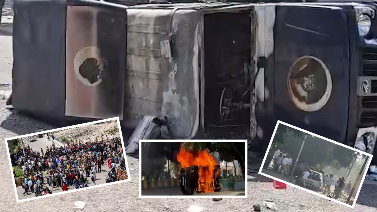 नोएडा में बेकाबू हुआ श्रमिक प्रदर्शन, आगजनी और पथराव से दहला शहर; पढ़ें अब तक का पूरा अपडेट