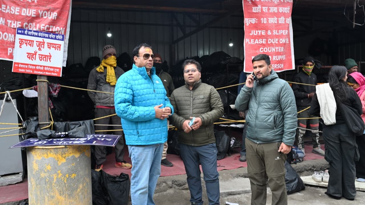 Rudraprayag: केदारनाथ धाम यात्रा को लेकर बीकेटीसी अध्यक्ष ने व्यवस्थाओं का जाना हाल