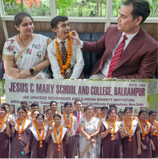 Balrampur News: जीसस एंड मैरी स्कूल के आयुष और हसन ने गाड़े सफलता के झंडे
