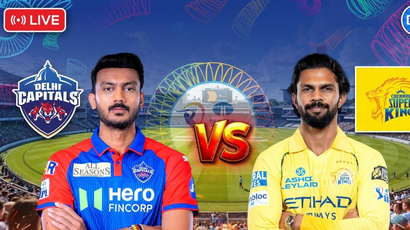 DC vs CSK Live Score, IPL 2026: CSK अपनी पहली जीत की तलाश में