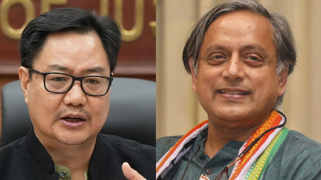 महिला आरक्षण बिल पर सियासी संग्राम: रिजिजू बोले ‘काला दिन…’ थरूर का पलटवार