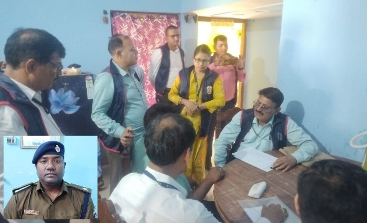 Bihar: किशनगंज नगर थानाध्यक्ष के ठिकानों पर EOU का छापा, हड़कंप