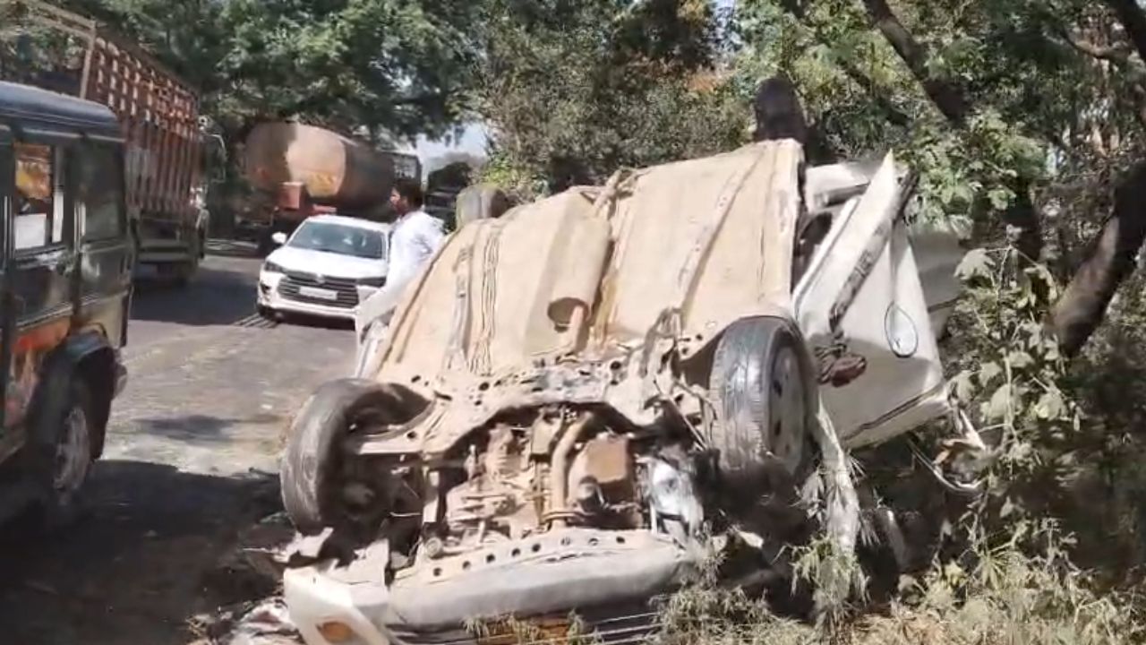 मुजफ्फरनगर में तेज रफ्तार ट्रक का कहर: कार को मारी टक्कर, बच्चा और महिला समेत 6 घायल