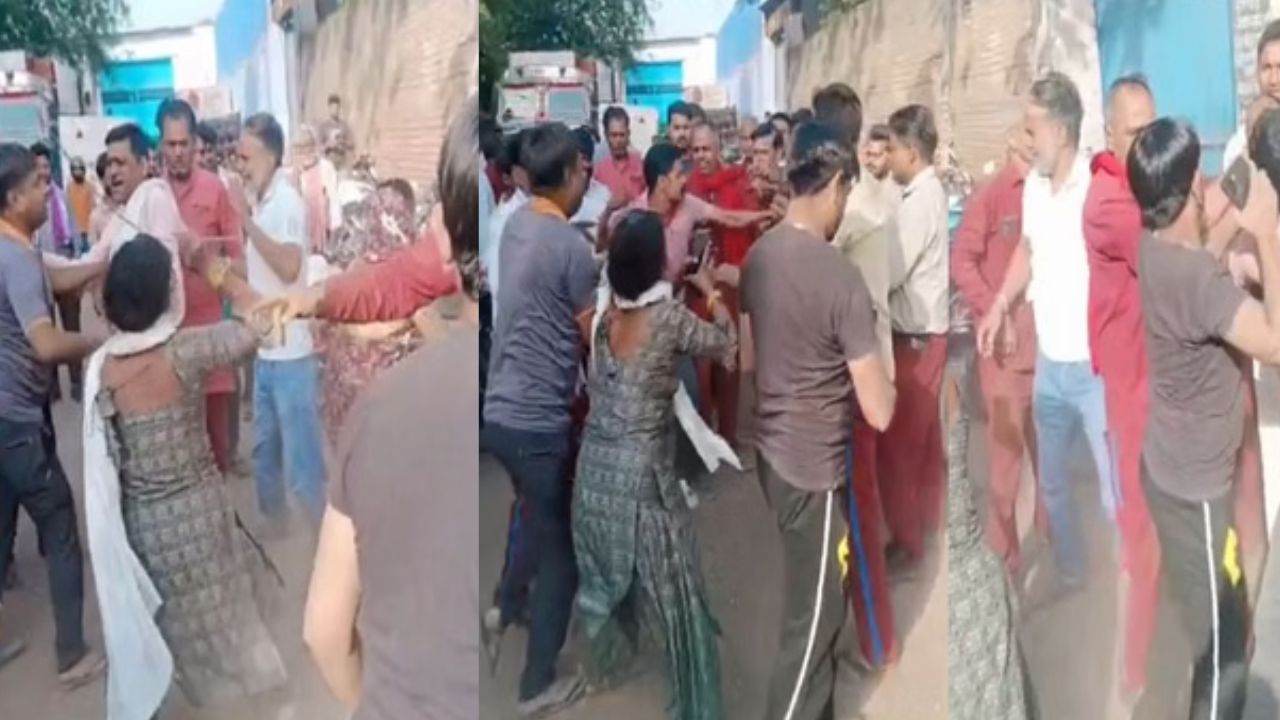 आगरा में गैस सिलेंडर के लिए बवाल, बहनों को दौड़ा-दौड़ाकर पीटा