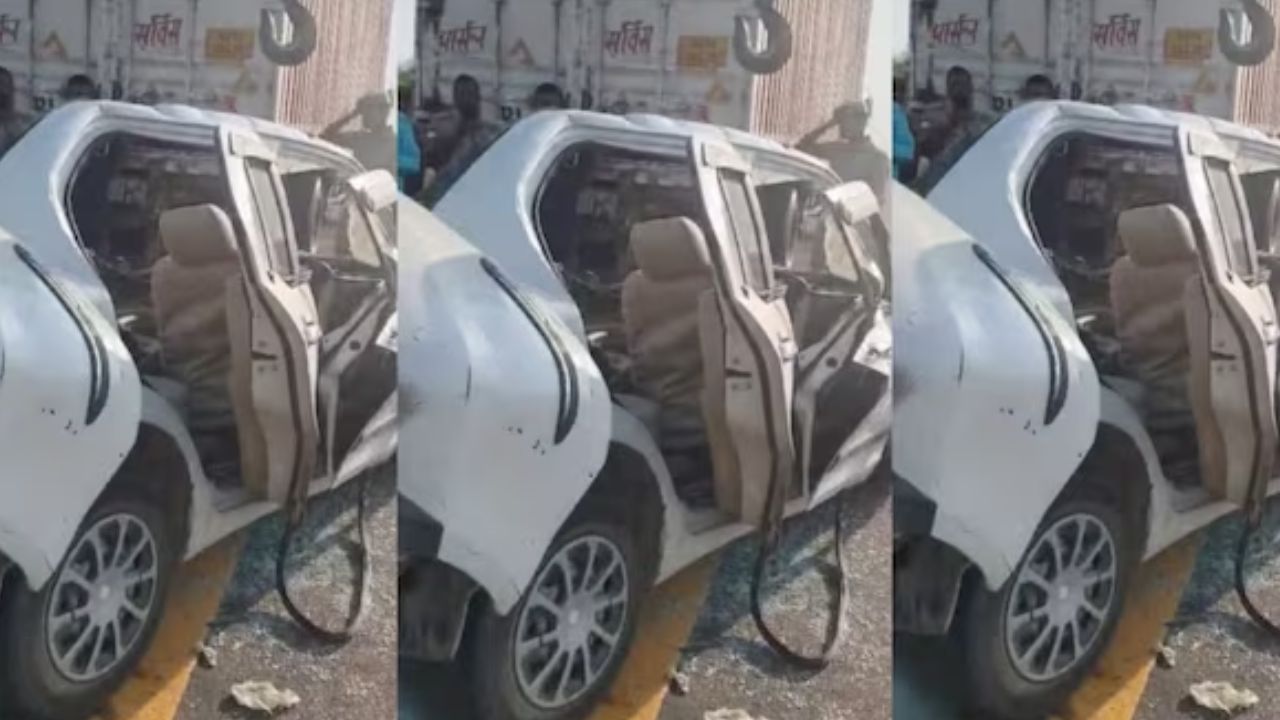 Purvanchal Expressway : गाजीपुर से लखनऊ जा रही कंटेनर में घुसी कार, पांच की मौत