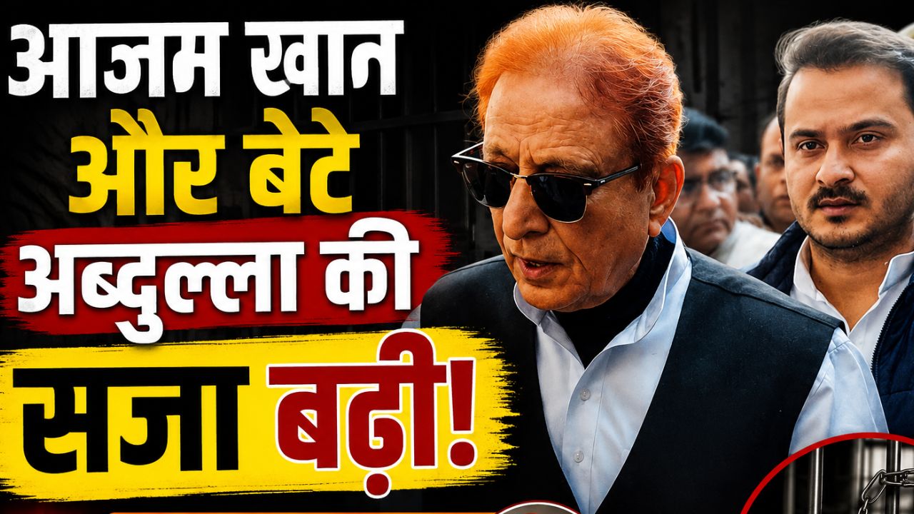 दो पैन कार्ड मामले में आजम खां और अब्दुल्ला आजम को बड़ा झटका, कोर्ट ने सजा बढ़ाकर 10 साल की