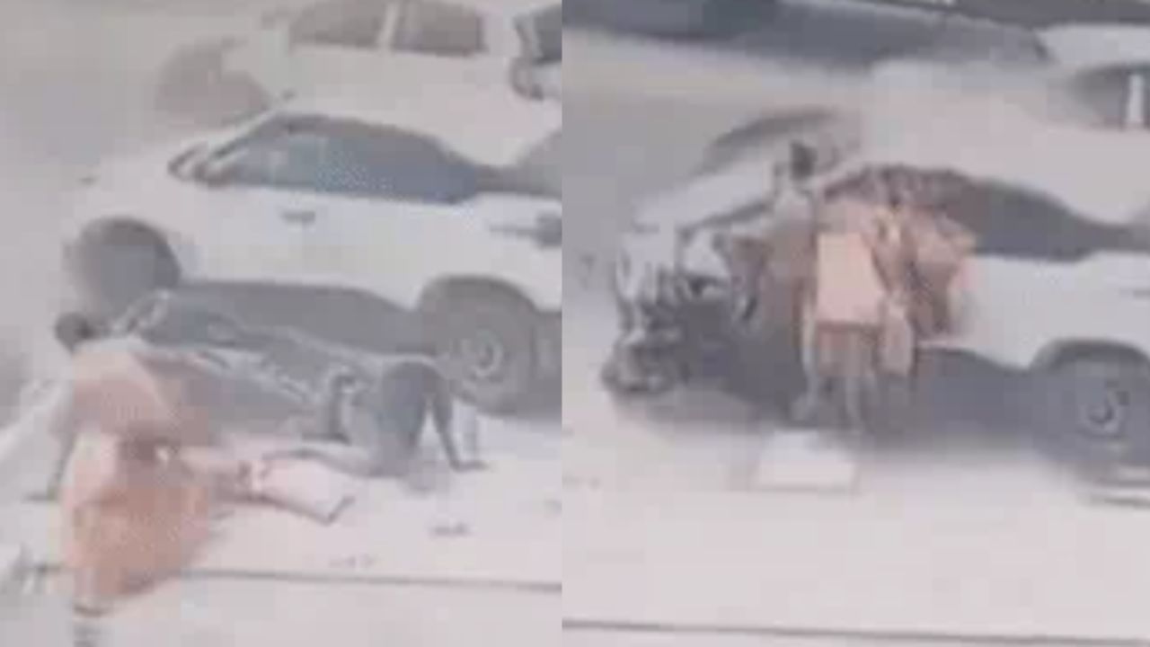 कुशीनगर में NH-28 पर भीषण सड़क हादसा, CCTV में दिखा तेज रफ्तार का कहर