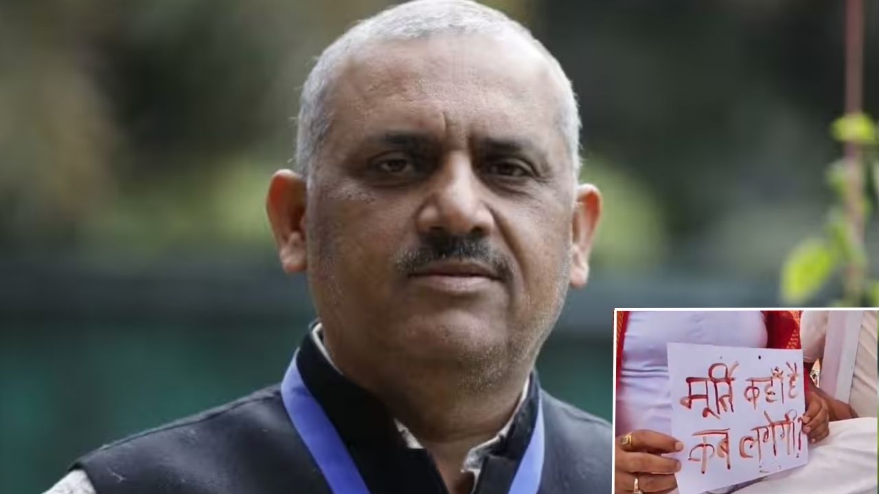 कानपुर में मूर्ति विवाद ने पकड़ा तूल : सपा MLA अमिताभ बाजपेई खून से लिखा- ‘मूर्ति कब लगेगी’