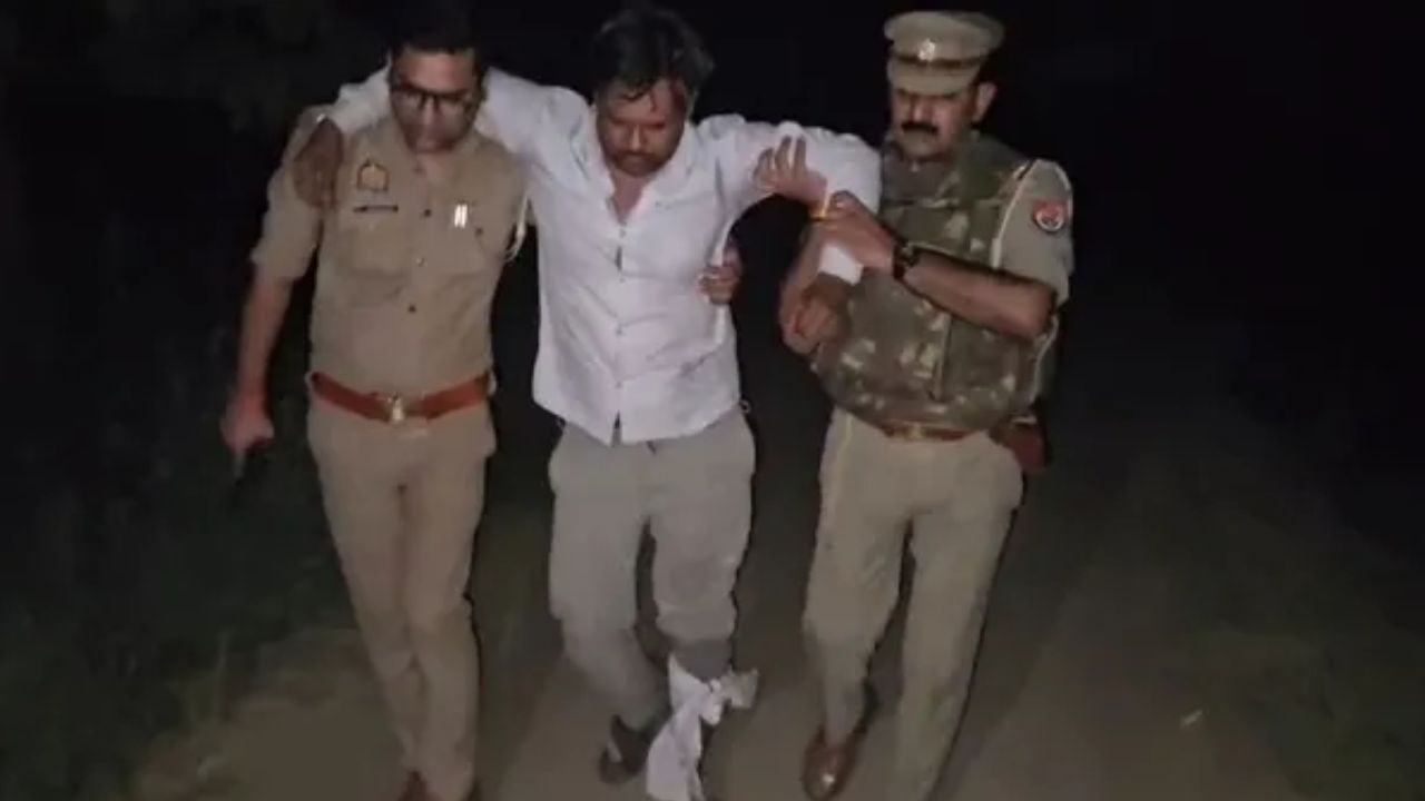 Encounter: मैनपुरी में पुलिस-SOG की बड़ी कार्रवाई, मुठभेड़ में शातिर अपराधी राजकुमार गिरफ्तार