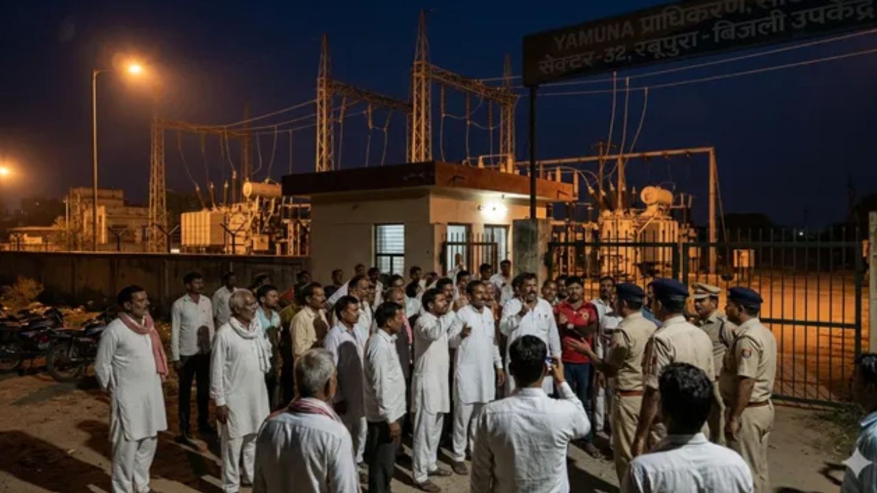 नोएडा में रातभर हंगामा! शराब के नशे में ट्रांसफर से नाराज कर्मचारी ने काटी कई गांवों की बिजली