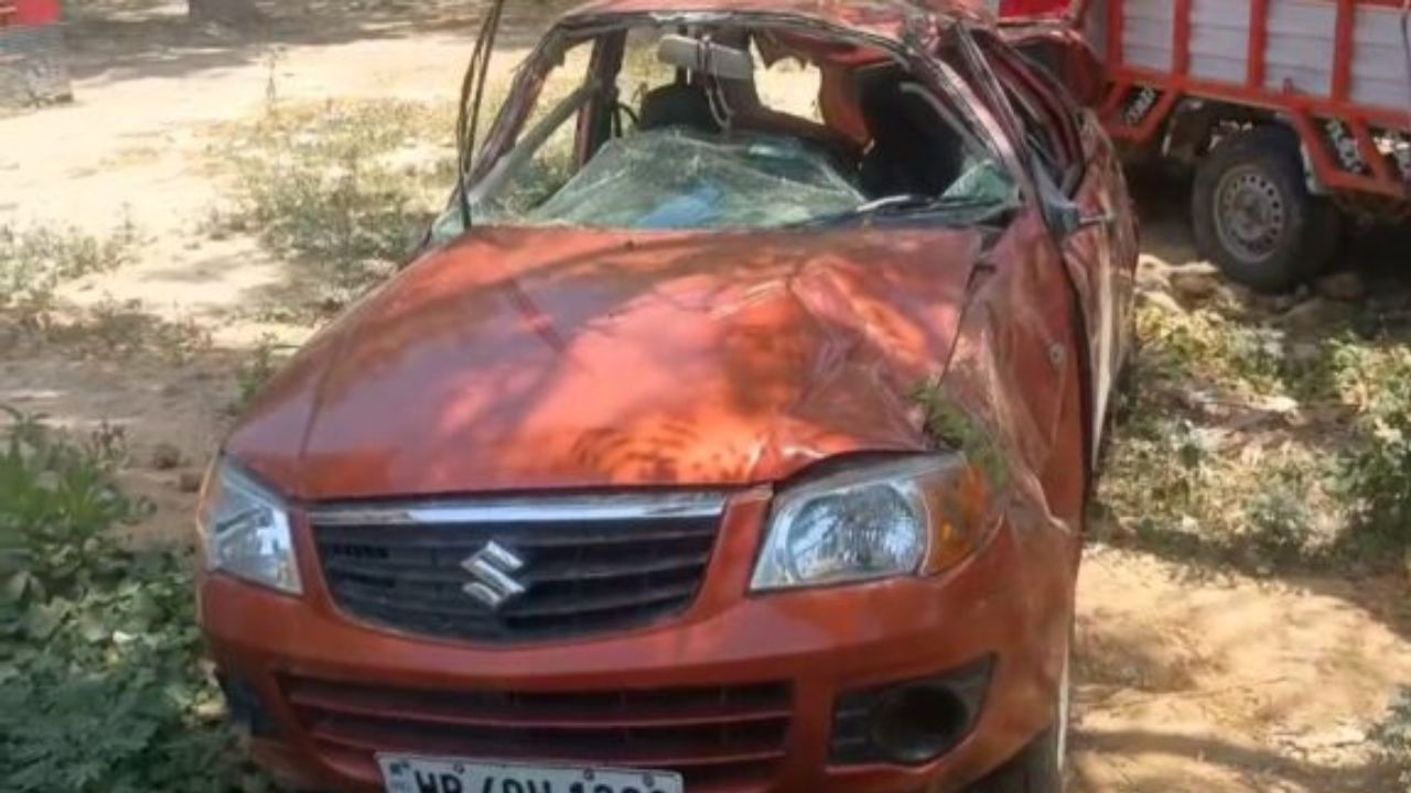 गंगा एक्सप्रेसवे पर बड़ा हादसा… मथुरा-वृंदावन से लौट रहे परिवार की कार पलटी, कई घायल