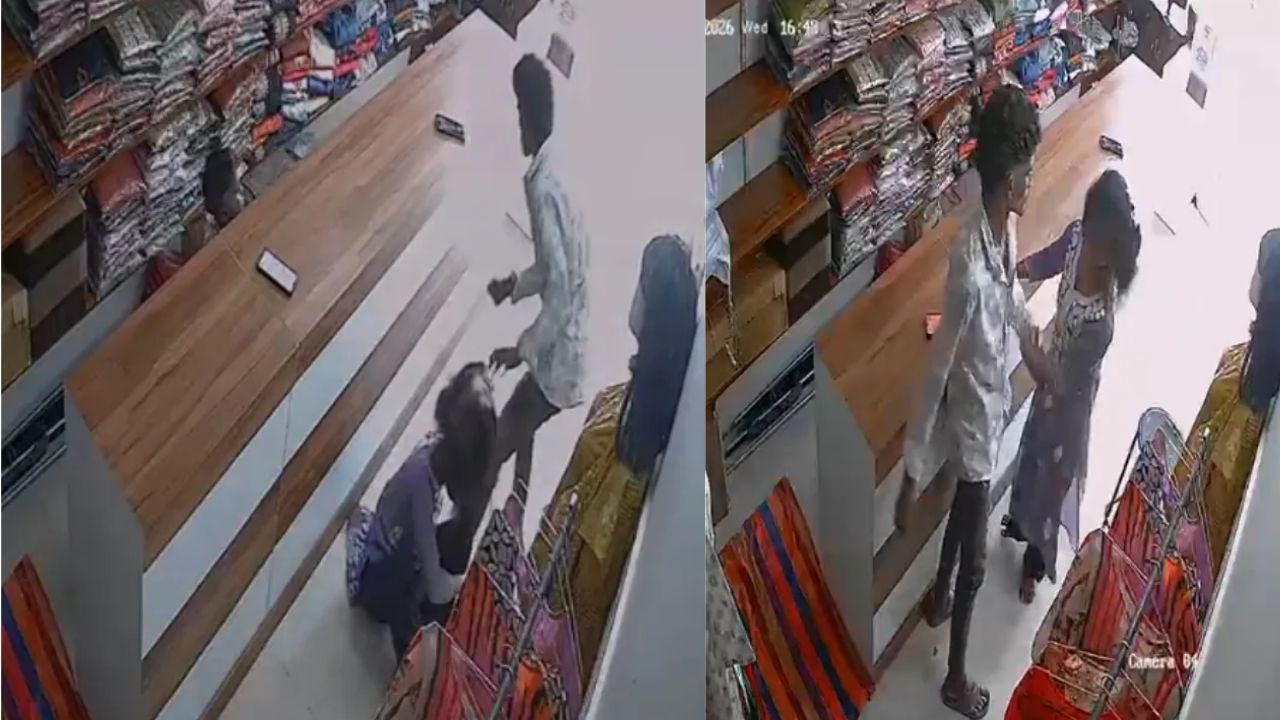 टॉक्सिक प्यार की खौफनाक तस्वीर: दुकान में घुसकर बॉयफ्रेंड ने प्रेमिका को बेरहमी से पीटा, देख सहम गये लोग