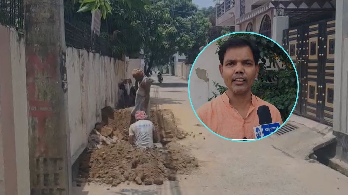 देवरिया नगर पालिका के विकास कार्यों की खुली पोल, चेयरमैन और EO के खिलाफ खुला मोर्चा