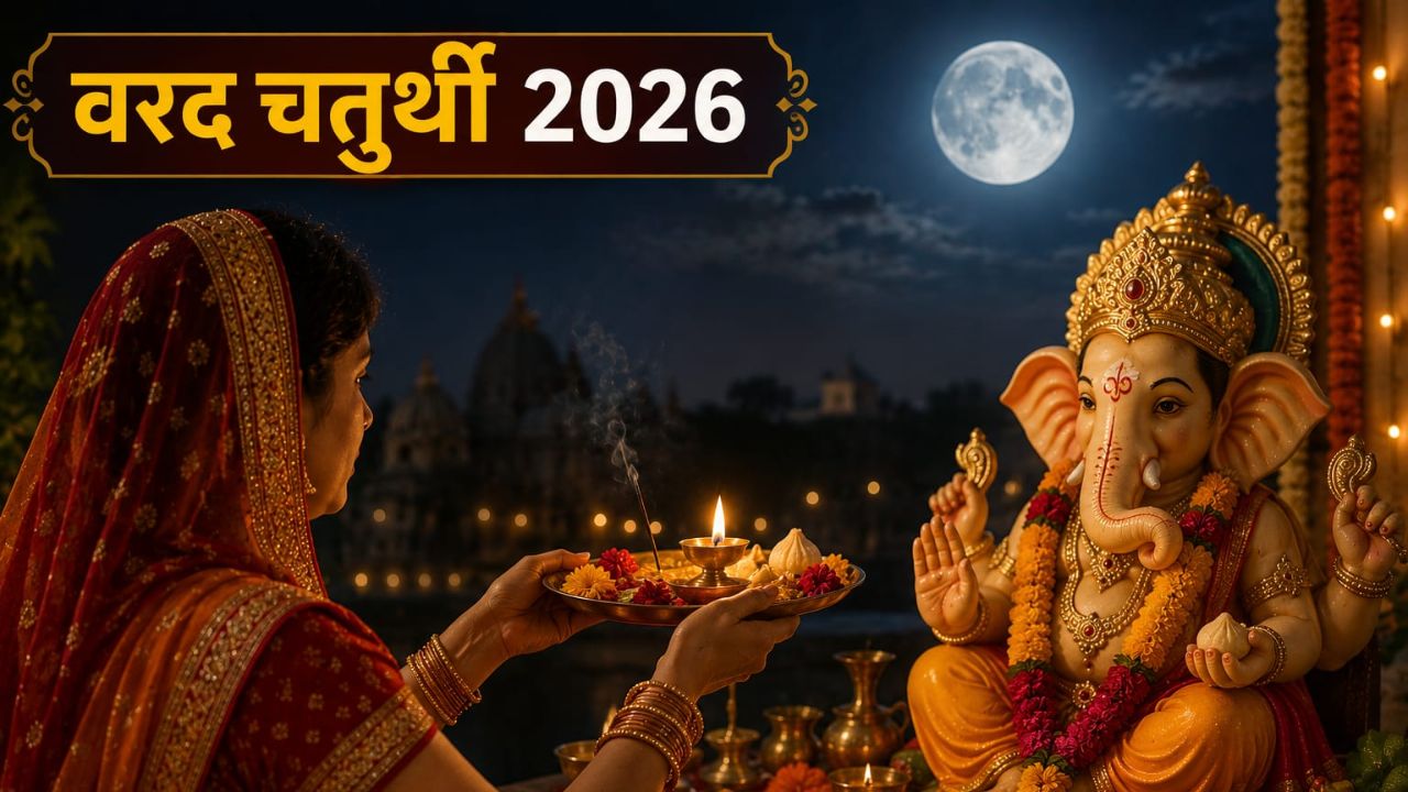 Varada Chaturthi 2026: वरद चतुर्थी व्रत आज, रात 11:08 बजे तक न देखें चांद, वरना…