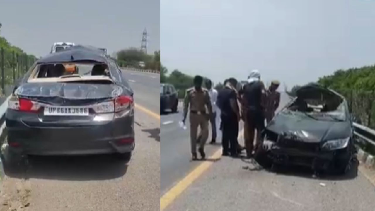 Agra-Lucknow Expressway पर टायर फटते ही मां खाई में गिरी, 8 महीने की बच्ची की मौत… दिल्ली लौट रहा था परिवार