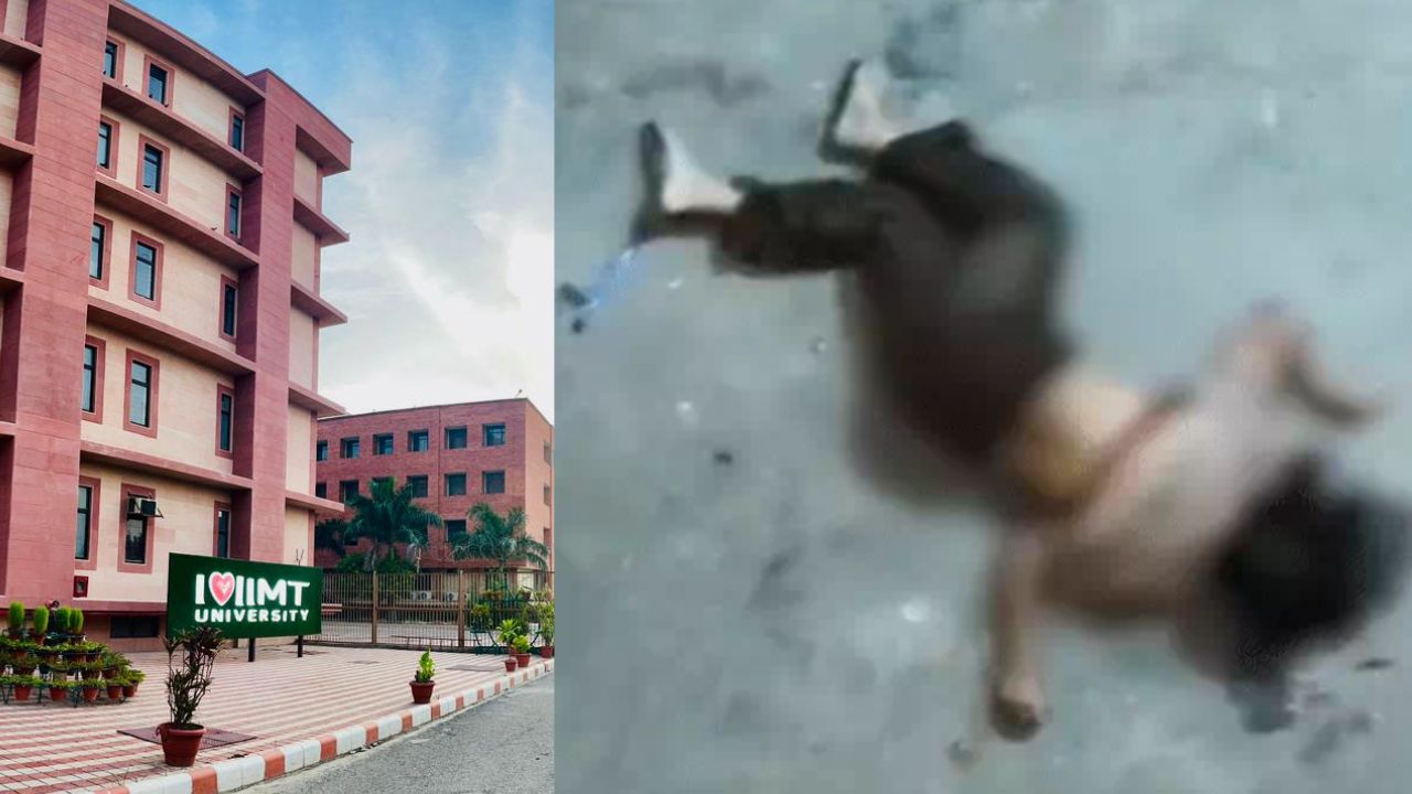 मेरठ IIMT यूनिवर्सिटी में छात्रा की मौत से सनसनी, हॉस्टल के नीचे खून से लथपथ मिली बॉडी