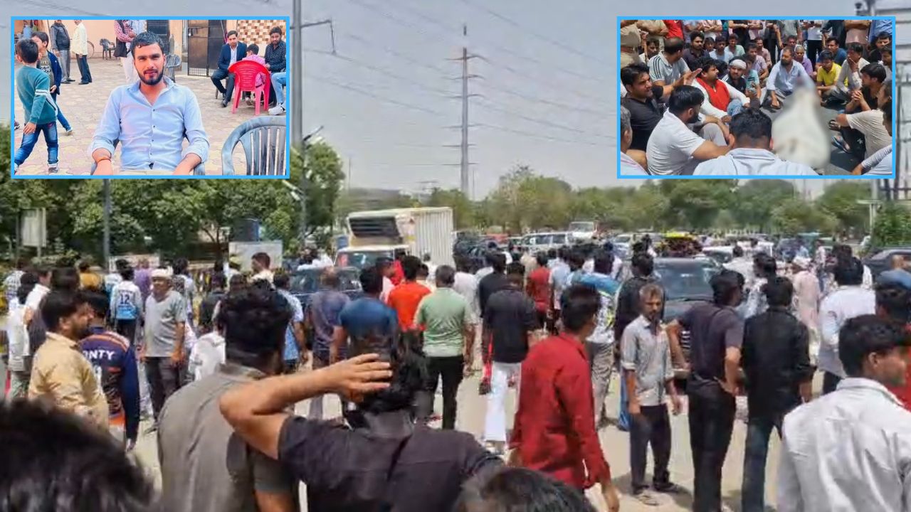 Greater Noida में दीपक नागर की हत्या पर तनाव: आक्रोशित भीड़ ने बंद किया रास्ता, एनकाउंटर की मांग
