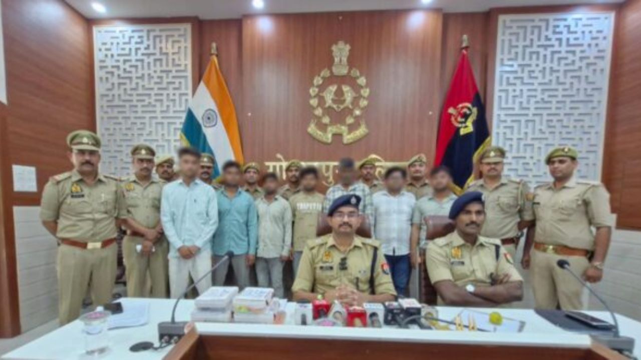 गोरखपुर में मुकेश-बिच्छू गैंग के 7 खूंखार सदस्य गिरफ्तार
