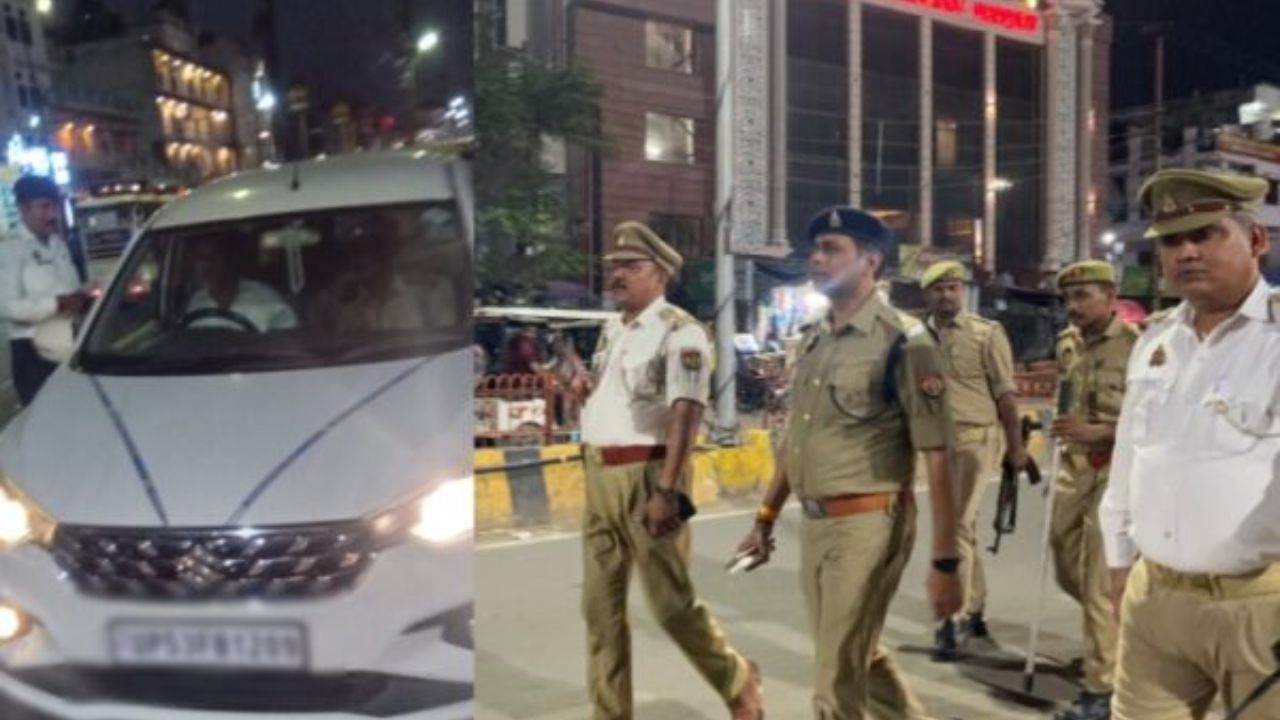 Gorakhpur: नशे में बस चला रहे चालक को ट्रैफिक पुलिस ने सिखाया सबक