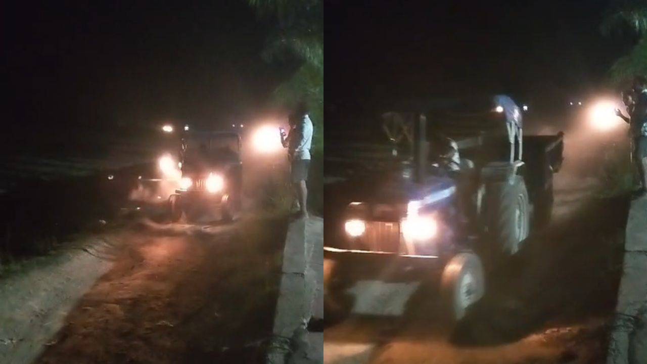 Mainpuri: रात के अंधेरे में चल रहा था ‘मिट्टी का खेल’! वायरल VIDEO ने मैनपुरी प्रशासन में मचा दी हलचल