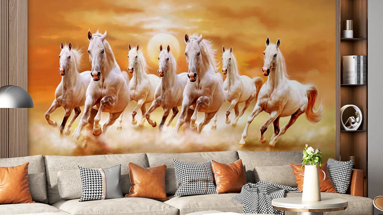 Home Decor Vastu: 7 घोड़ों की तस्वीर बदलते ही चमक जाएगी किस्मत, बस जान लें सही दिशा और नियम