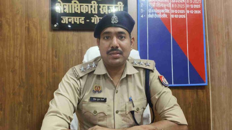 खजनी में सख्ती का नया दौर: नवागत सीओ विवेक कुमार तिवारी ने संभाली कमान,महिला सुरक्षा और अपराध नियंत्रण पर जोर