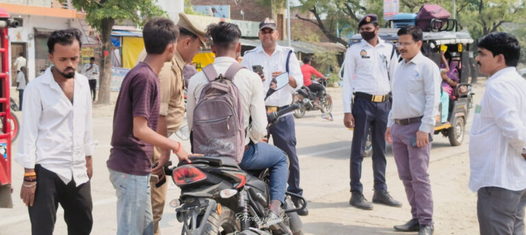 बलरामपुर: सड़कों पर पटाखा छोड़ने वाली बुलेट पर प्रशासन की कार्रवाई, दो वाहन सीज