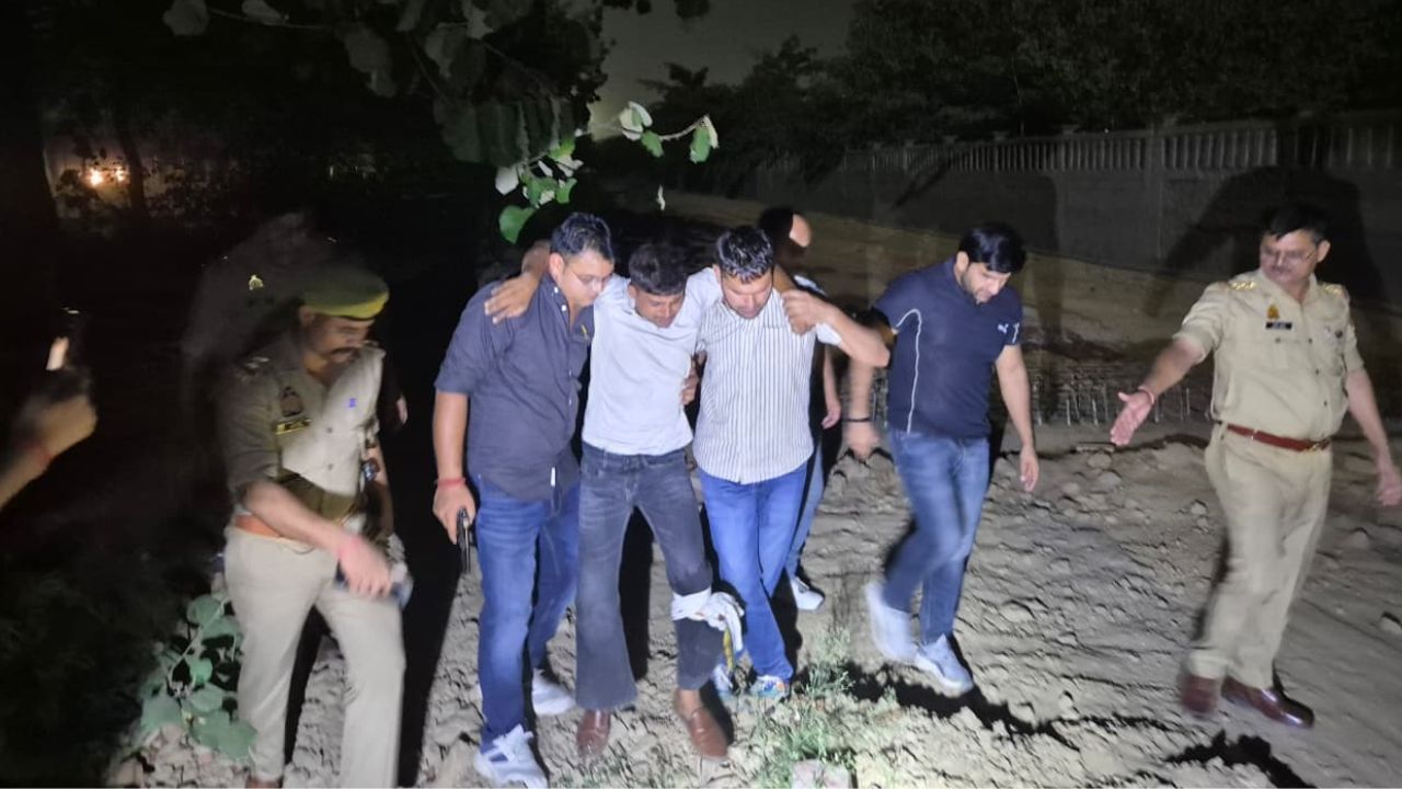 BIG BREAKING: ग्रेटर नोएडा में आधी रात पुलिस और बदमाश के बीच चली ताबड़तोड़ गोलियां