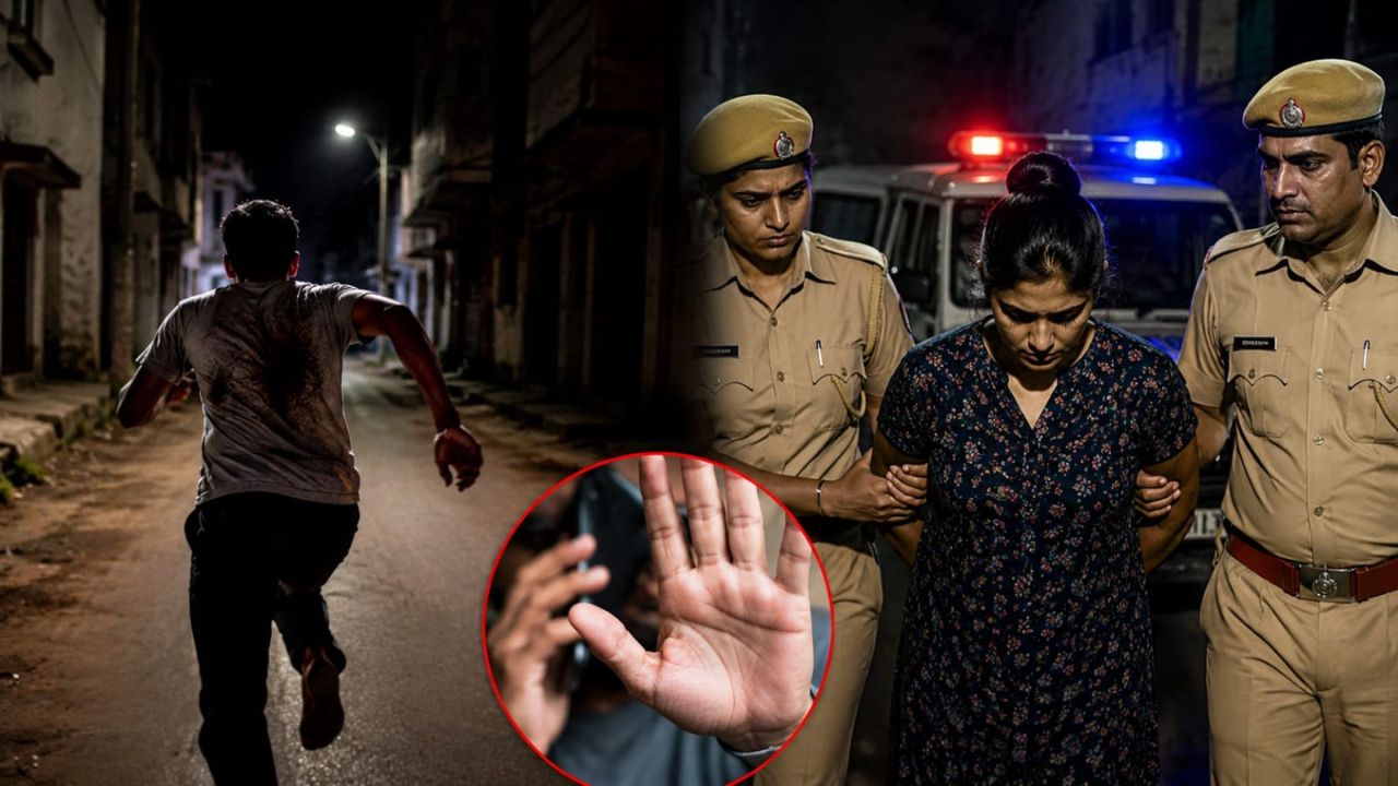 आधी रात को चीखते हुए घर से भागा झुलसता हुआ पति, मौत से पहले खोला बेहद खौफनाक राज! आरोपी पुलिस की गिरफ्त में