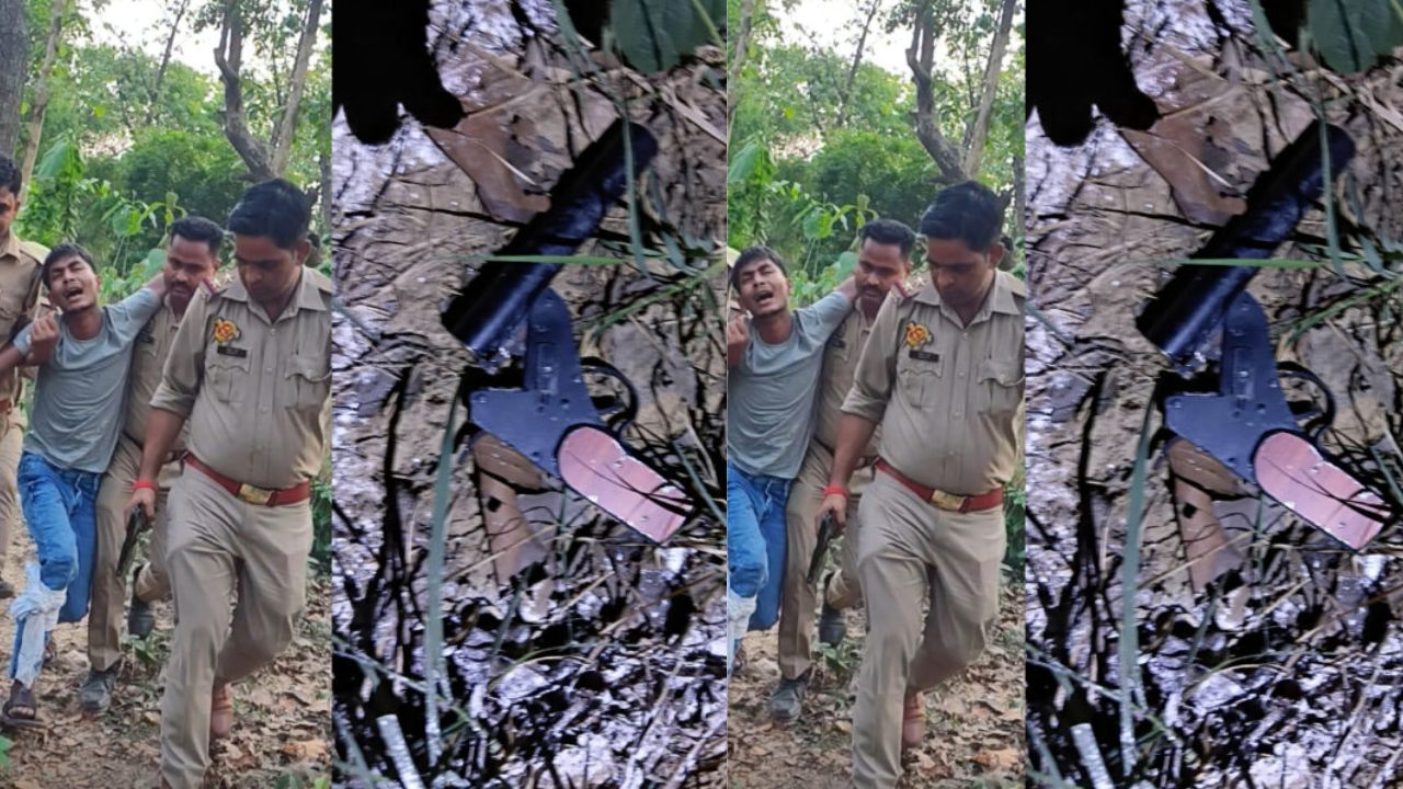 बलरामपुर में नाबालिग से दरिंदगी करने वाला मुख्य आरोपी मुठभेड़ में गिरफ्तार, पैर में लगी गोली