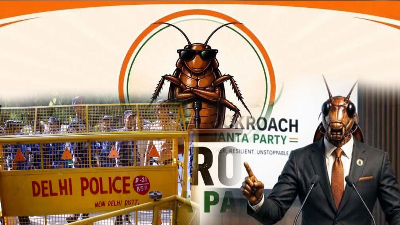 जंतर-मंतर प्रदर्शन को लेकर Delhi Police का बयान, Cockroach Janata Party ने नहीं मांगी अनुमति